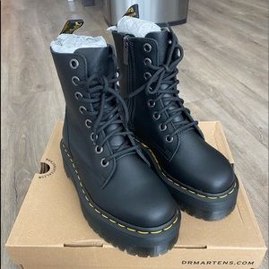 JADON III PISA LEATHER PLATFORM BOOTS